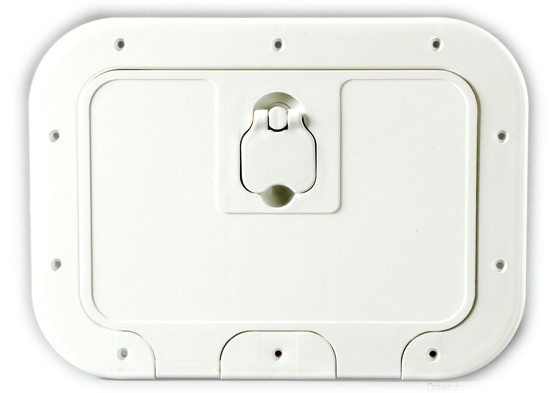 Fach mit verschließbarer Abdeckung 380x280mm, Einbau-Schrank Boot