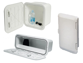 Ablage-Fächer für mehr Stauraum auf dem Boot